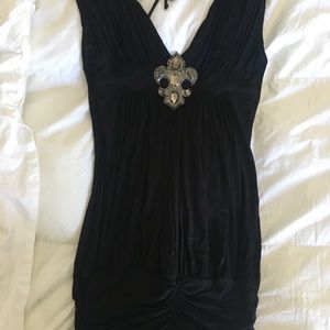 Sky cocktail party dress